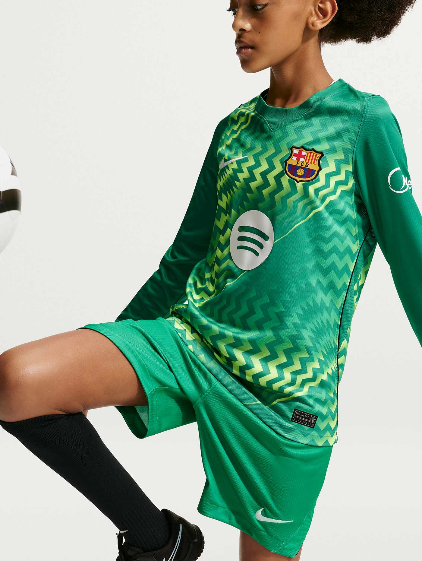 Kids Barcelona Shorts Goalkeeper Home 26/27